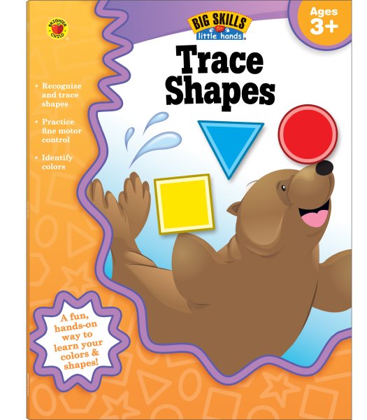 Trace Shapes Activity Book, Grades Preschool - K