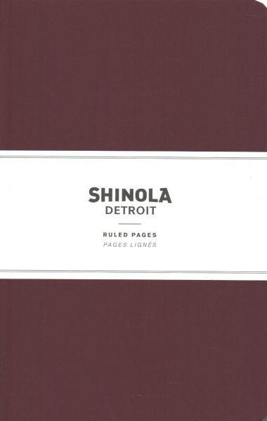 Shinola Detroit Medium Rich Bordeaux Notebook