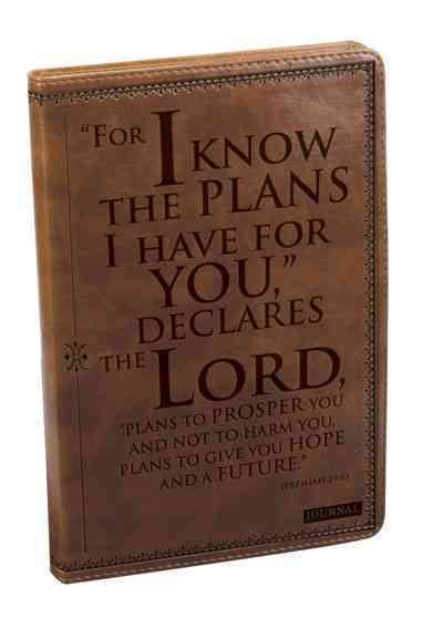 Jeremiah 29:11 - Brown Flexcover Journal