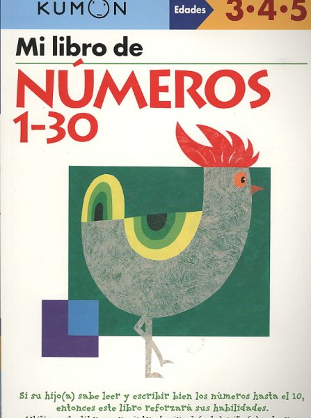 Mi Libro de Numeros del 1-30 / Numbers 1-30
