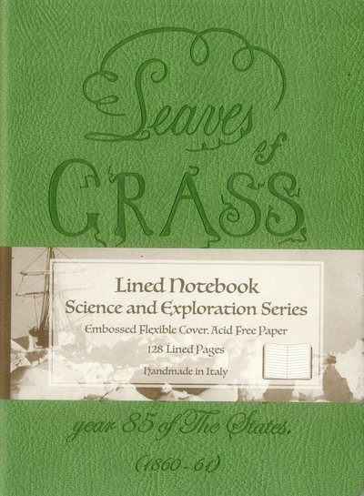 Leaves of Grass Green Lined Notebook