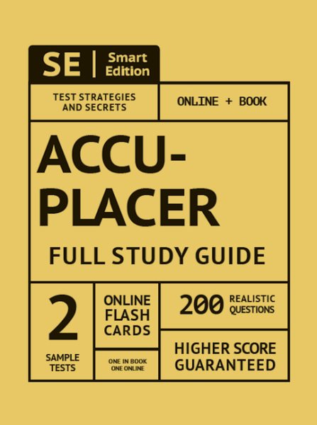 Accuplacer 2019 + Full-length Online Practice Tests and Flashcards