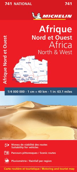 Michelin North Africa Map | 拾書所