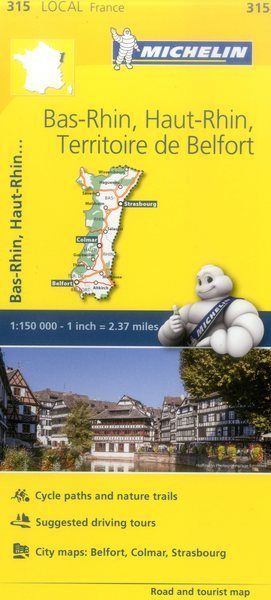 Michelin France Bas-rhin, Haut-rhin, Territoire De Belfort | 拾書所