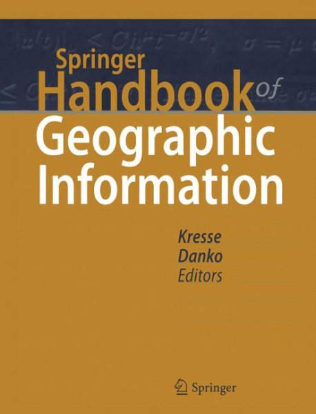 Springer Handbook of Geographic Information | 拾書所