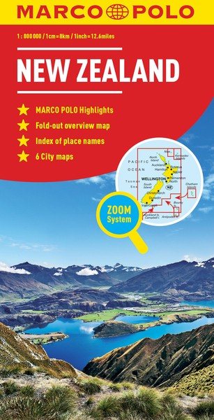 Marco Polo New Zealand Map | 拾書所