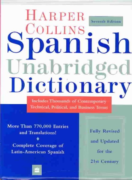 HarperCollins Spanish Unabridged Dictionary, 7e | 拾書所