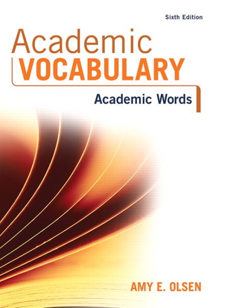 Academic vocabulary : academic words