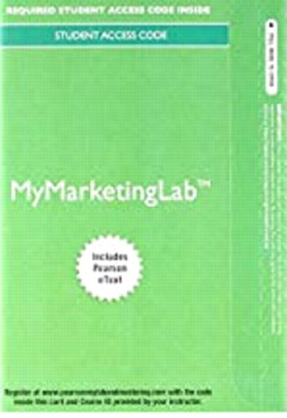 Marketing 2017 MyMarketingLab Access Code