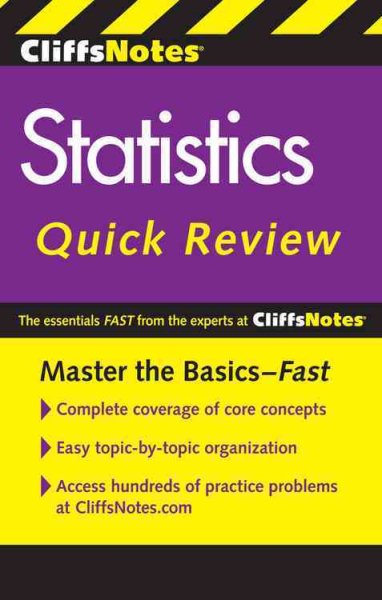 CliffsNotes Statistics Quick Review