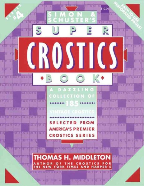 Simon & Schuster; Super Crostics Book, Vol. 4 | 拾書所