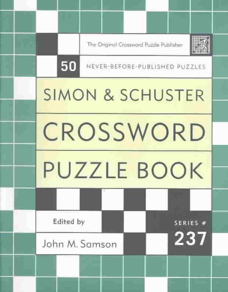 Simon and Schuster Crossword Puzzle Book #237 | 拾書所