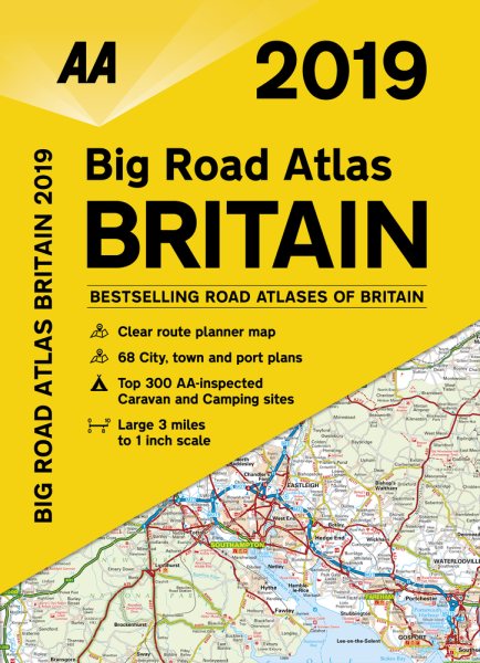 Aa Publishing 2019 Big Road Atlas Britain