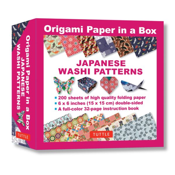 Origami Paper in a Box - Japanese Washi Patterns