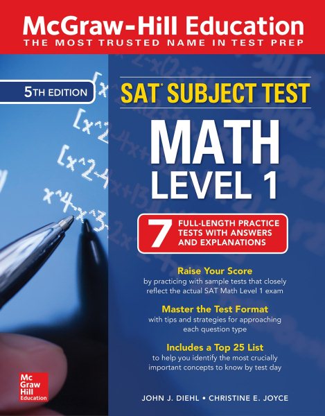 Mcgraw-hill Education Sat Subject Test Math Level 1