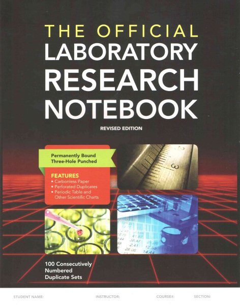 The Official Laboratory Research Notebook