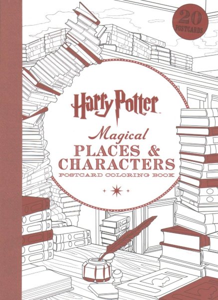 Harry Potter Magical Places & Characters Postcard Coloring Book | 拾書所