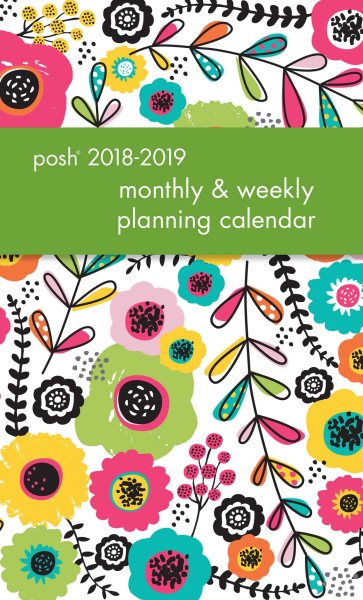 Posh Glitter Garden 2018-2019 Calendar