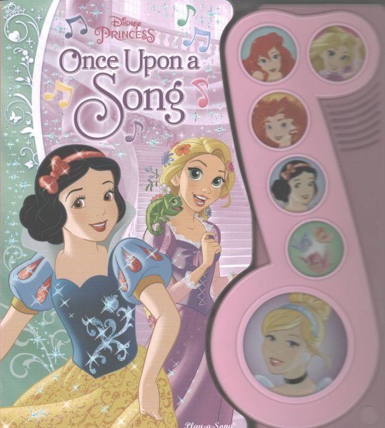 Little Music Note 6 Button Disney Princess Once upon a Song