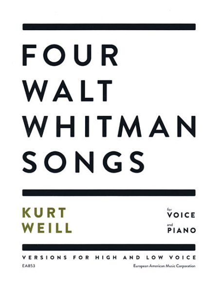 Four Walt Whitman Songs | 拾書所