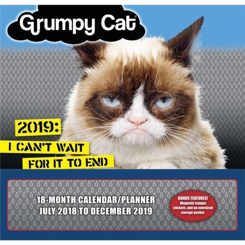 Grumpy Cat 2019 Calendar/Plann(Wall)