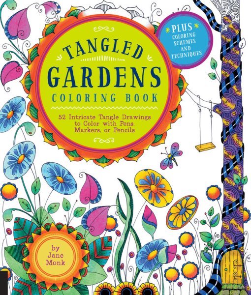 Tangled Gardens Coloring Book