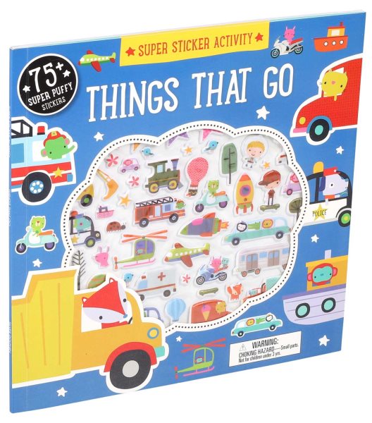 Super Sticker Activity Things That Go