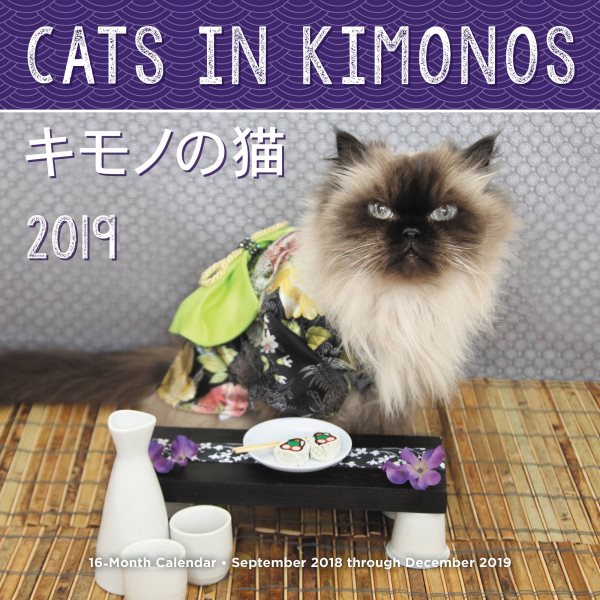 Cats in Kimonos 2019 Calendar